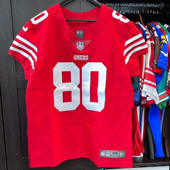 Jerry Rice San Francisco 49ers Nike Vapor Elite Retired Player Jersey - Scarlet - Picture 1 of 8